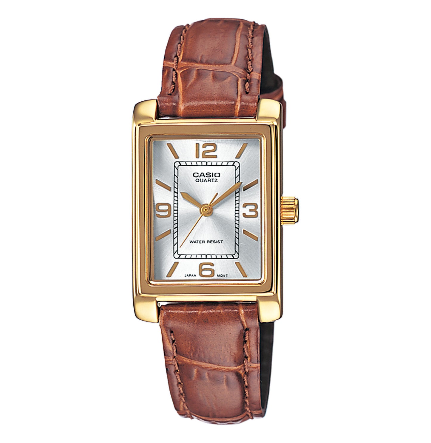 Casio Collection LTP-1234PGL-7AEG rettangolare Acc.Oro Marrone