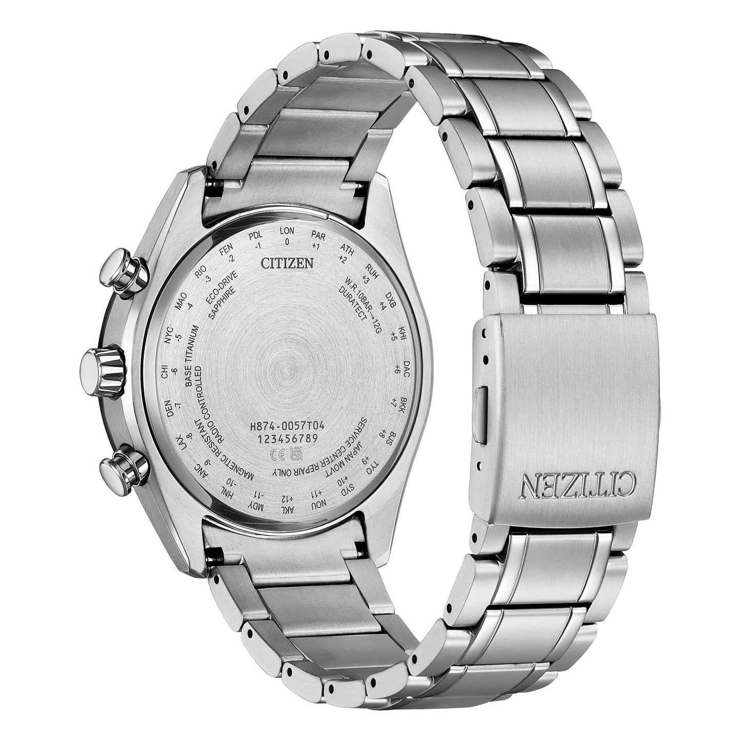 Citizen Tsuki-yomi Moon Phase Radiocontrollato Nero