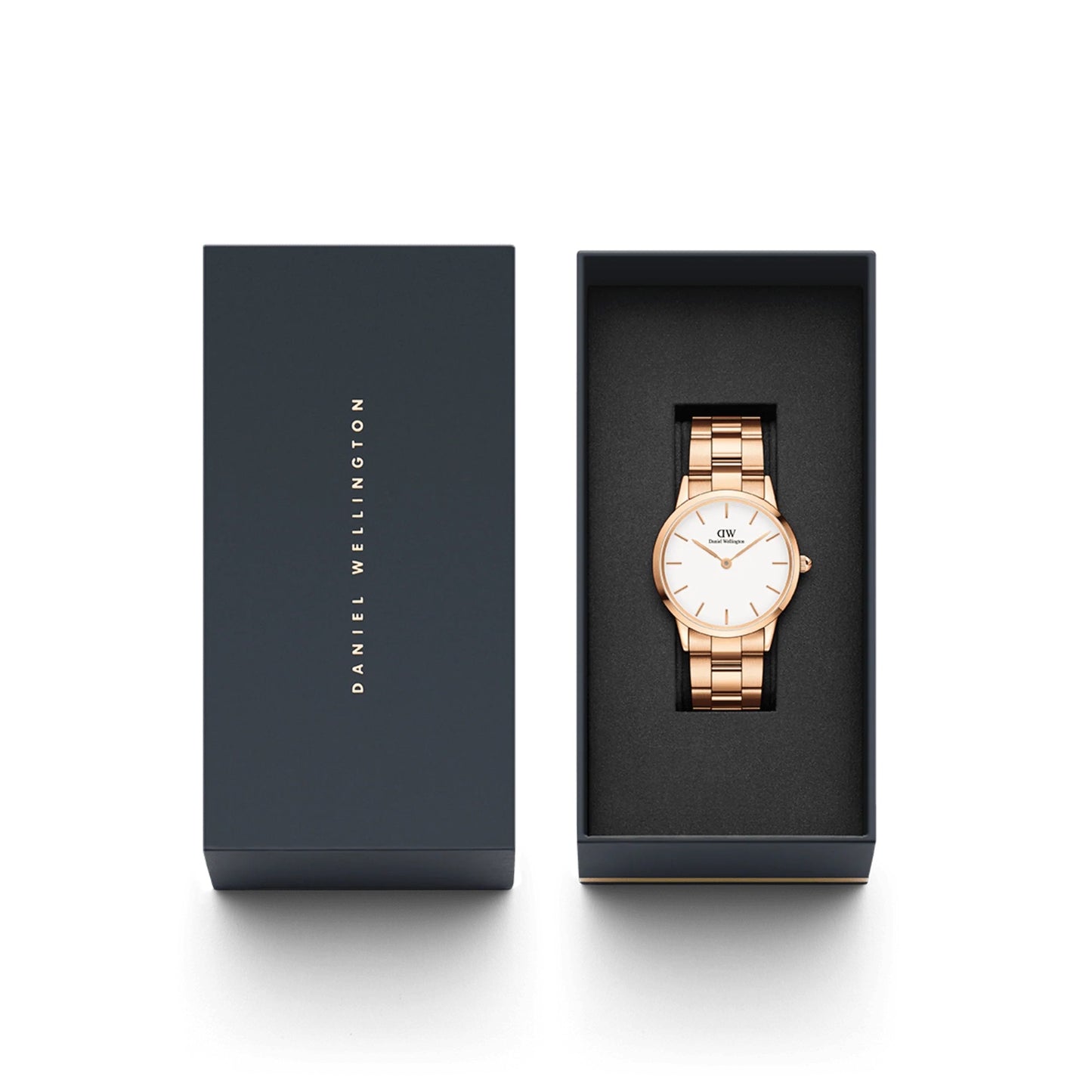 Daniel Wellington Iconic Link oro rosa bianco