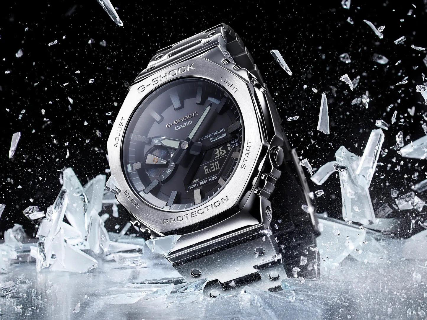 G-shock GM-B100D-1AER Acciaio