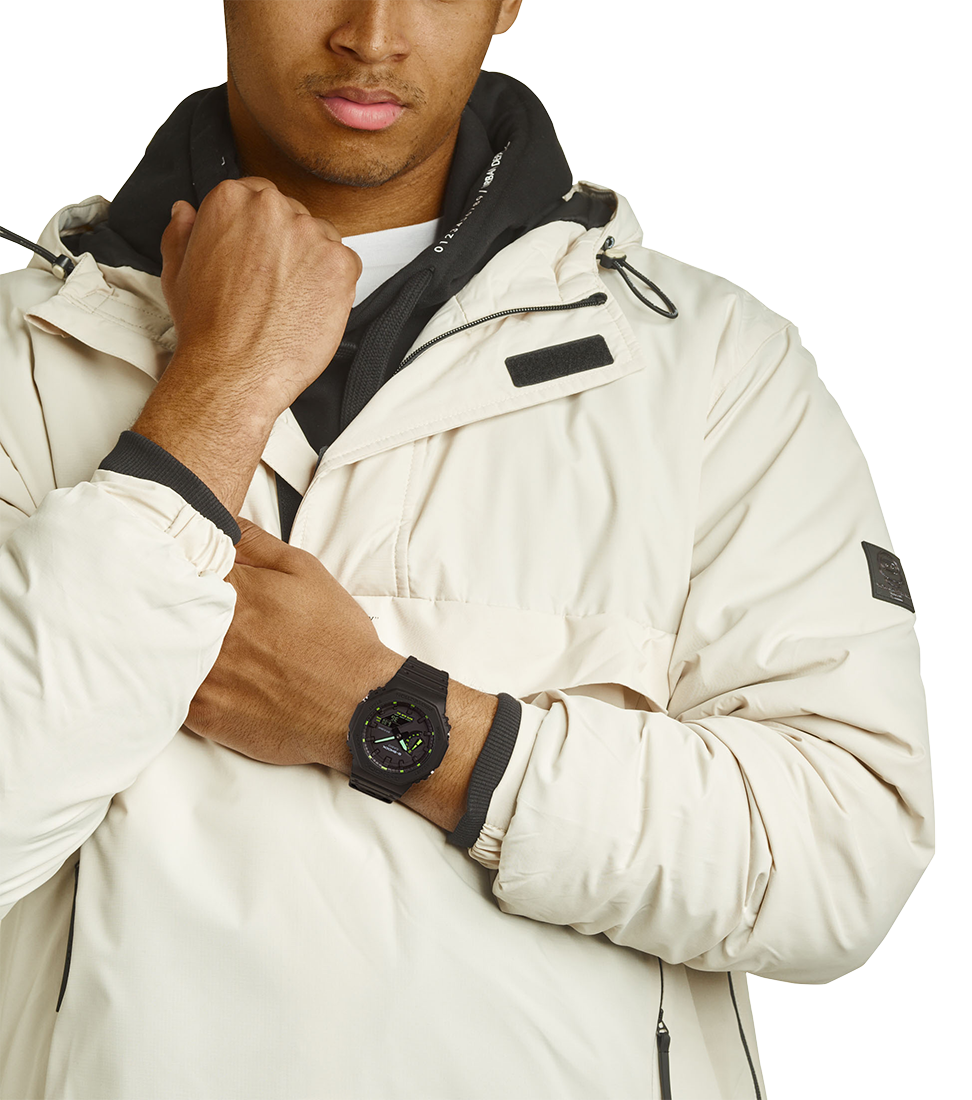 G-SHOCK classic utility black lancette verdi