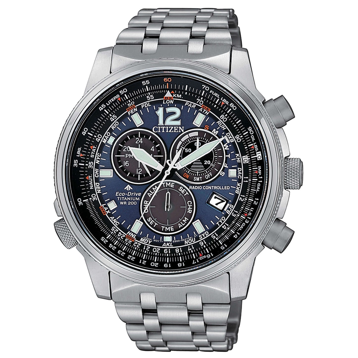 Citizen Crono Pilot Super Titanio