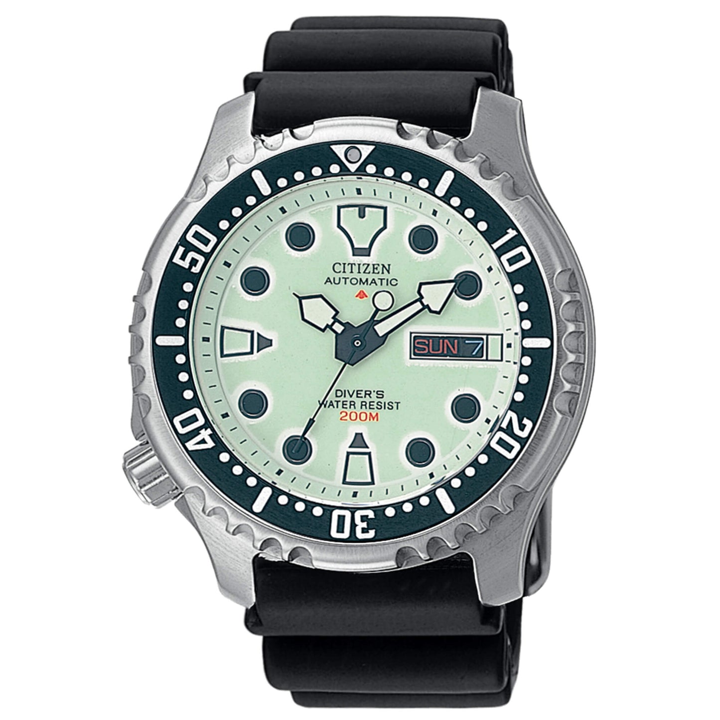 Citizen Diver's meccanico NY Gomma