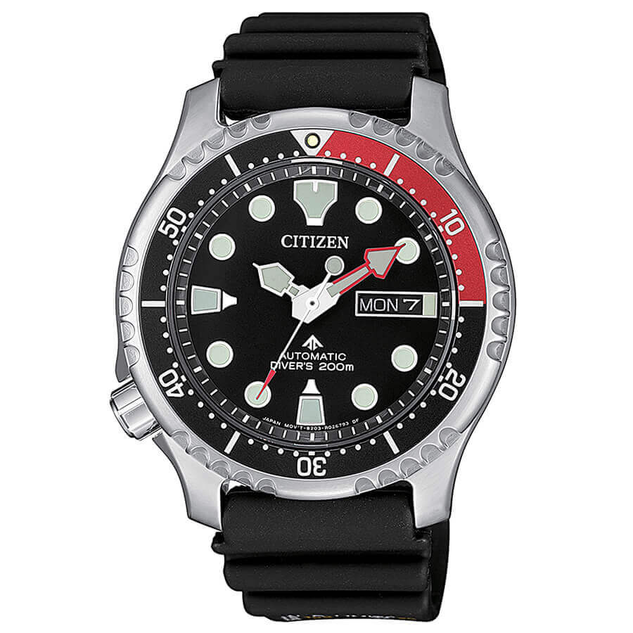 Citizen Diver's meccanico NY Gomma
