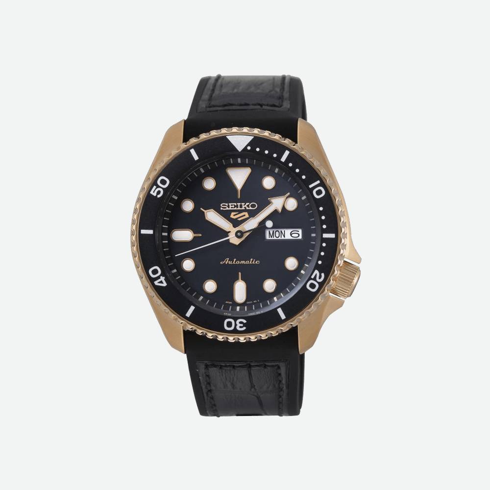 Seiko 5 Sport SRPD76K1 cassa oro