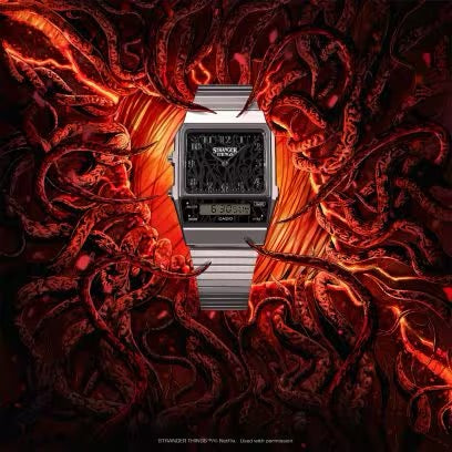 Casio X Stranger Things AQ-800EST-1A