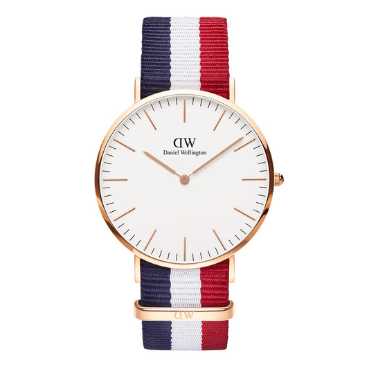 Daniel Wellington Classic Cambridge 36mm oro rosa