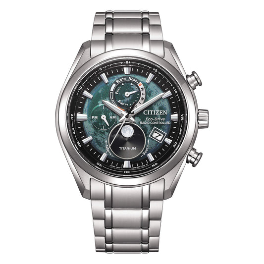 Citizen Tsuki-yomi Moon Phase Radiocontrollato Verde