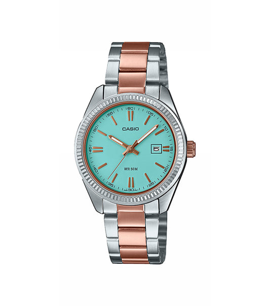 Casio Tiffany Acciaio e Oro Rosa Collection