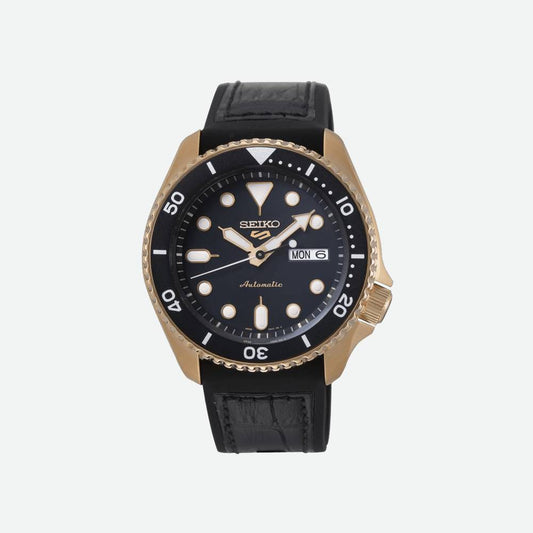 Seiko 5 Sport SRPD76K1 cassa oro